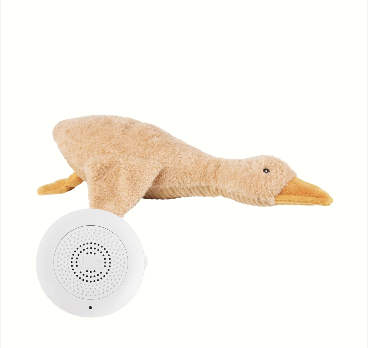 Oplaadbare hartslag knuffeleend Liva (brown)