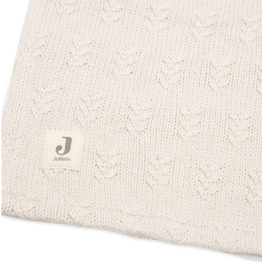 Deken Ledikant Grain Knit - Oatmeal/Velour