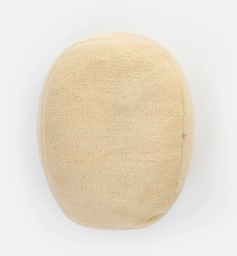 Wollen relax voedingskussenhoes beige