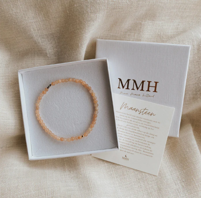 Maansteen armband | Vrouwelijke energie, kalmerend, intuïtie, vruchtbaarheid