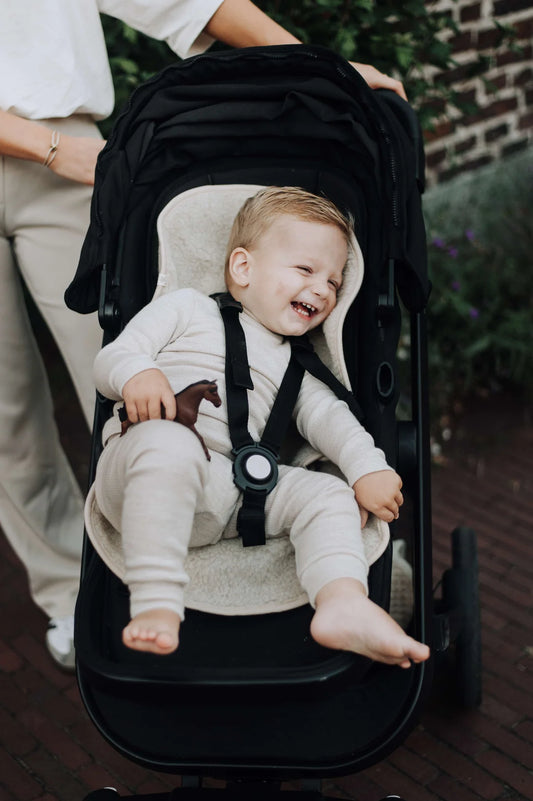 Onderlegger voor buggy of maxi cosi - merinowol