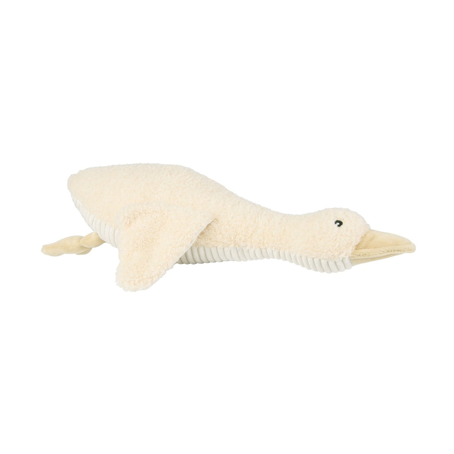 Hartslag knuffeleend Liva (beige) - Flow Amsterdam