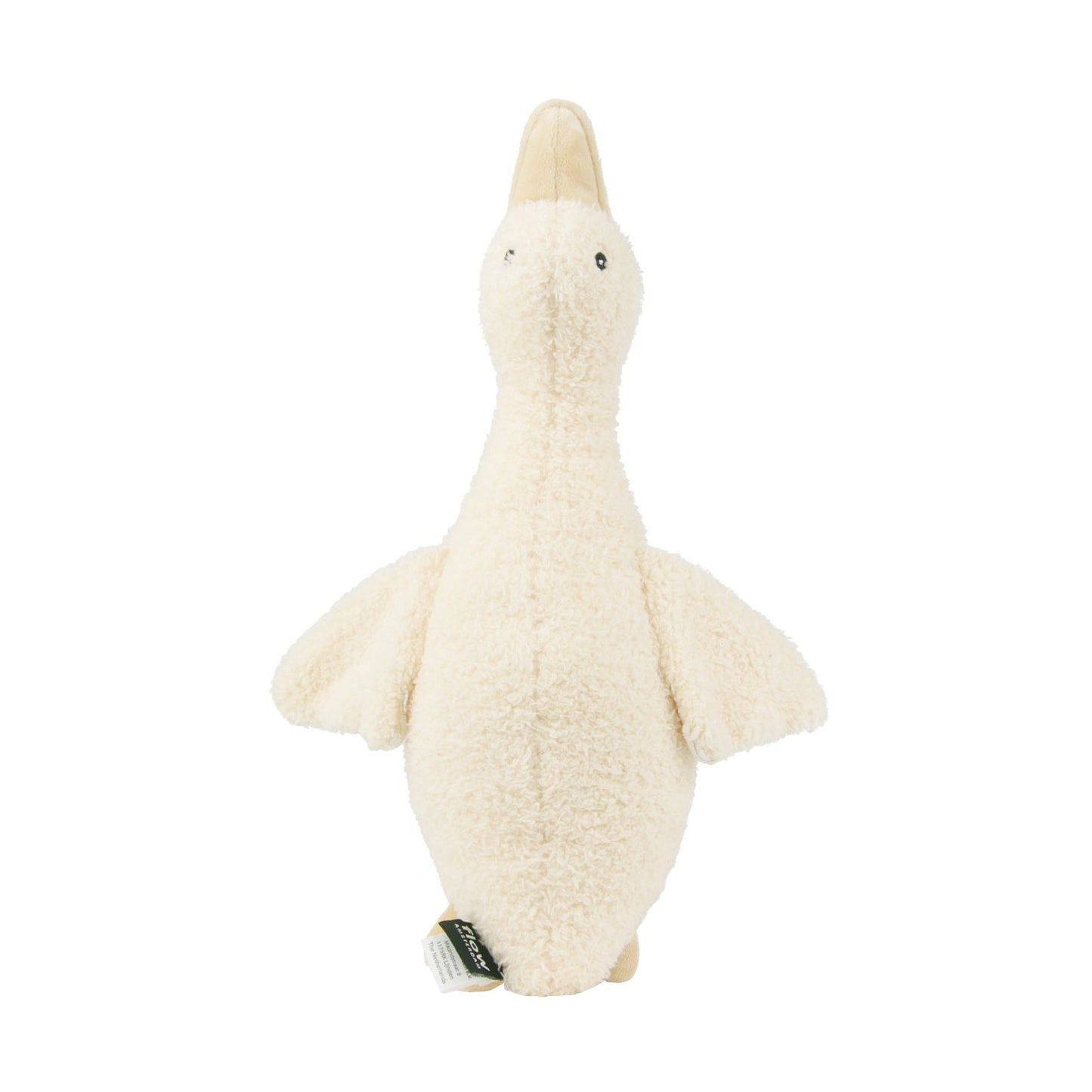 Hartslag knuffeleend Liva (beige) - Flow Amsterdam