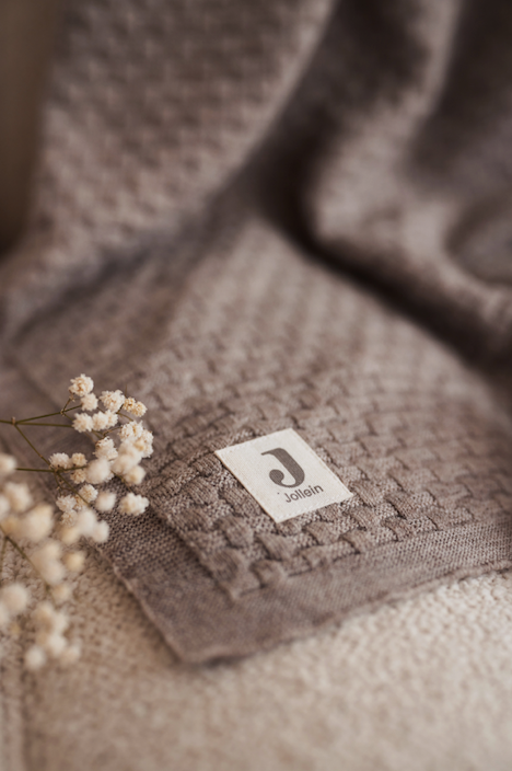 Weave Knit Merino wool deken ledikant - Funghi