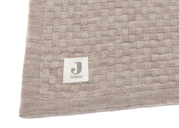 Weave Knit Merino wool deken wieg - Funghi