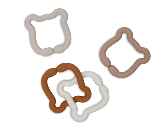 Speelgoedringen Siliconen - Teddy Bear