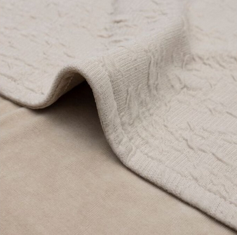 Deken Ledikant Soft Waves - Nougat/Velvet