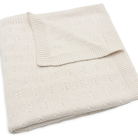 Deken Ledikant Grain Knit Oatmeal