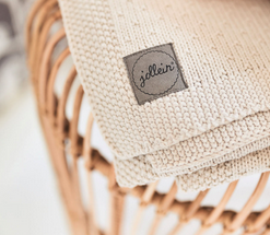 Deken ledikant Bliss knit nougat