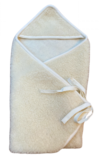 Wollen wikkeldoek van 100% merino wol