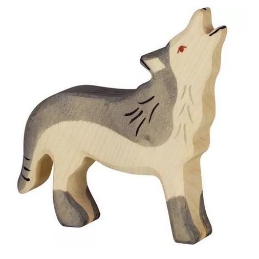 Holztiger wolf