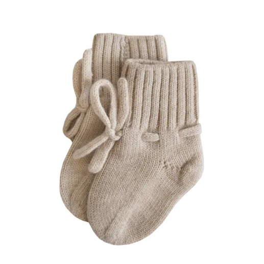 Petit Noé - merino wollen sloffen sand