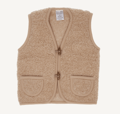 Wollen bodywarmer - bruiner